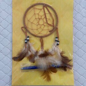 NEW Dream Catcher with Feathers Includes pen